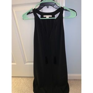 Black Shift Dress W/ Tassels